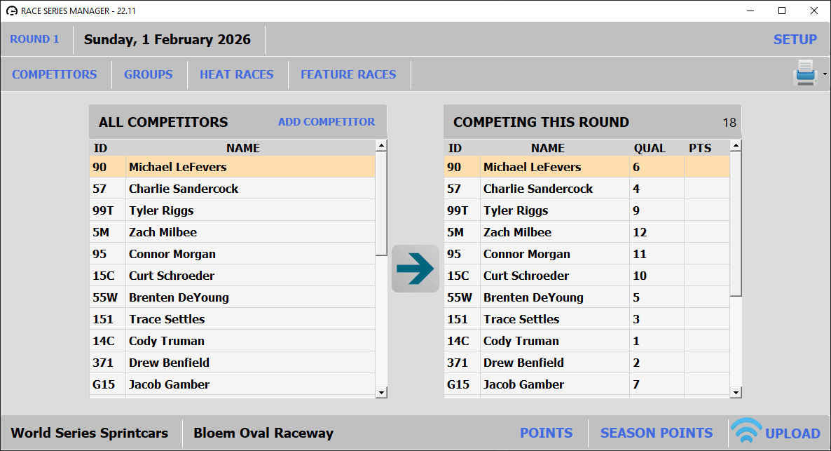 Race Format Manager