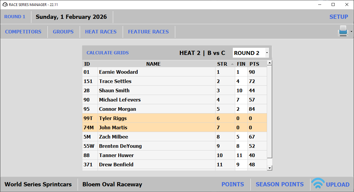 Racecar Grid draw